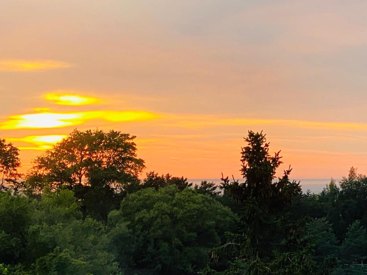 Sea & Sunset View Apartment In 帕兰加 外观 照片