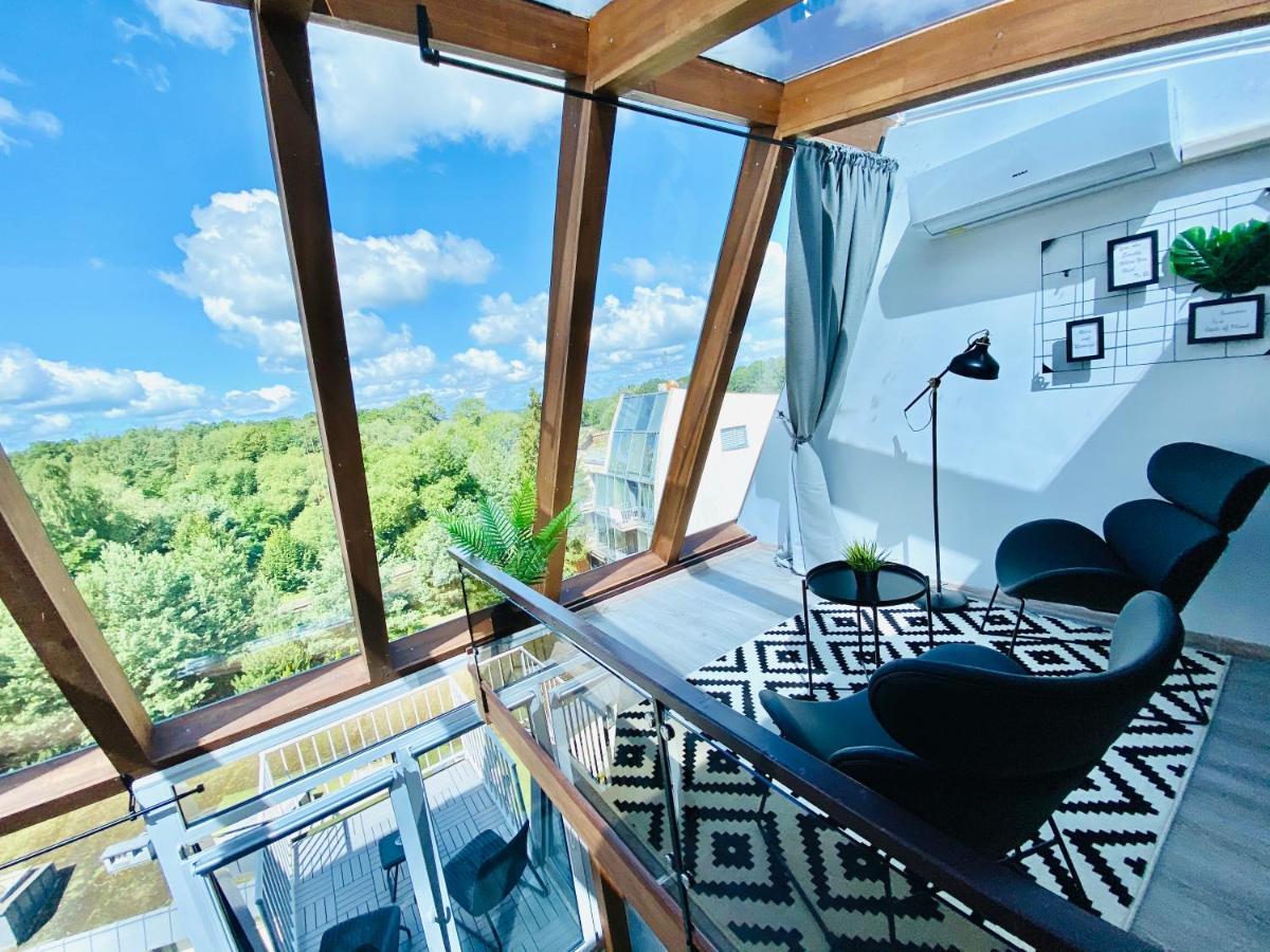 Sea & Sunset View Apartment In 帕兰加 外观 照片